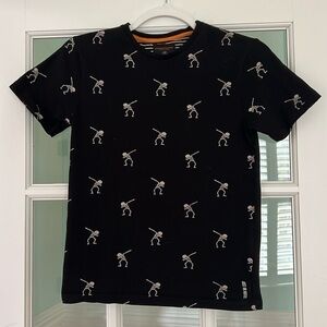Denim & Flower Boys Skeleton Tee | 10